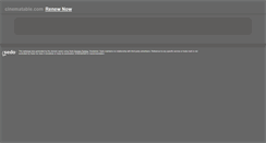 Desktop Screenshot of cinematable.com