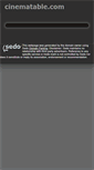 Mobile Screenshot of cinematable.com